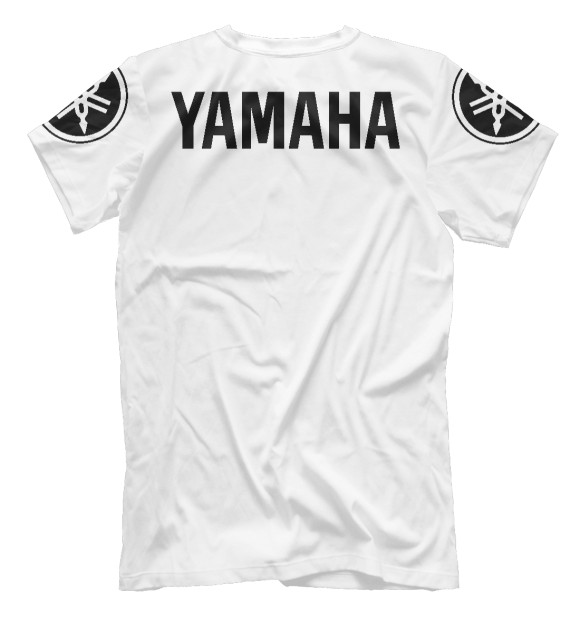 Футболка для мальчиков с изображением Yamaha цвета Белый