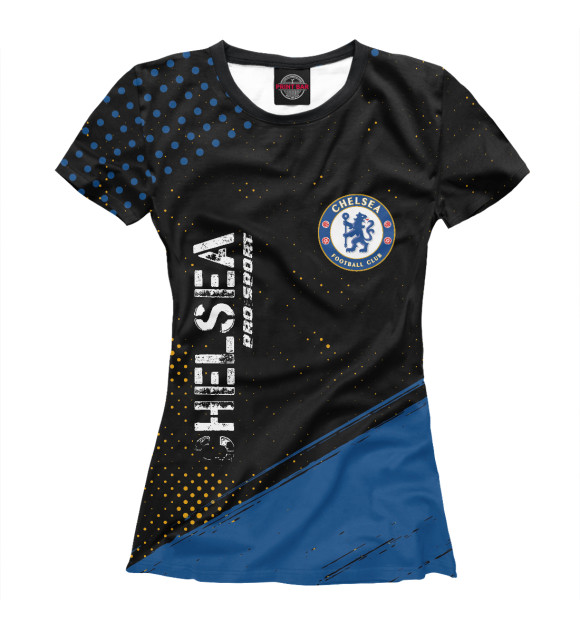 Женская футболка с изображением Челси | Chelsea Pro Sport цвета Белый