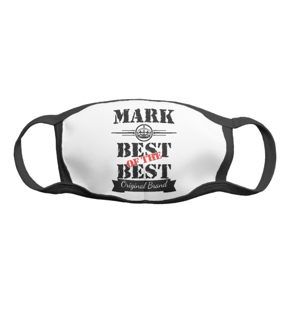Маска тканевая с изображением Марк Best of the best (og brand) цвета Белый