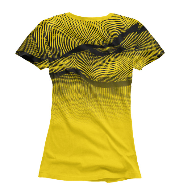 Женская футболка с изображением Borussia Dortmund цвета Белый