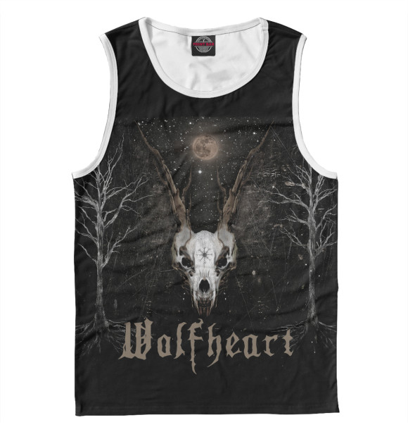 Майка для мальчика с изображением Wolfheart цвета Белый