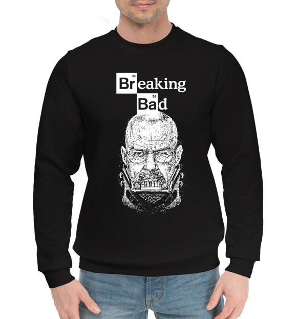 Мужской хлопковый свитшот с изображением Лорд Хайзенберг цвета Черный