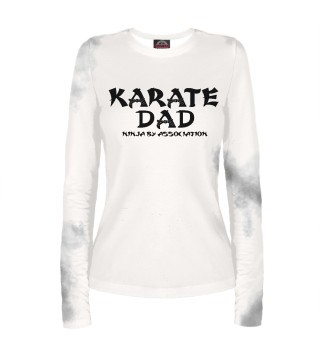 Женский лонгслив Karate Dad Tee