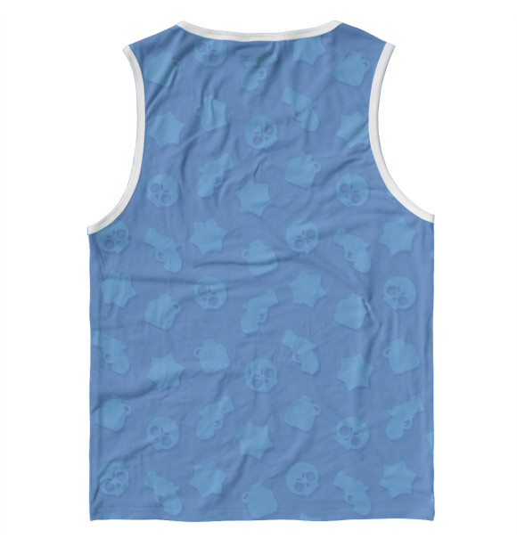 Майка для мальчика с изображением Brawl stars El Brown цвета Белый